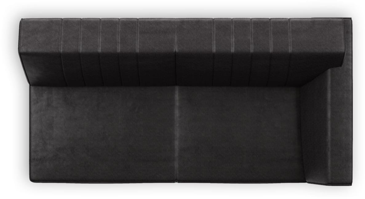 H&H - Olbia - Industriel - Canapés - 2,5-places + accoudoir droit