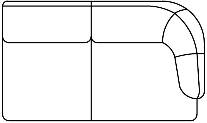 XOOON - Cervo - Sofas - 2-Sitzer - Armlehne rechts