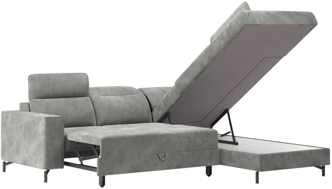 XOOON - Rialto - Sofas - 2,5 Sitzer Armlehne links - Ottomane rechts