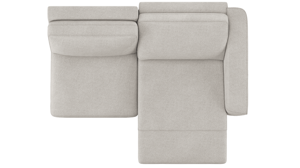 Happy@Home - Babette - Banken - 3-zits arm rechts - electrisch 1 motor + 1 hoofdsteun - bonellvering