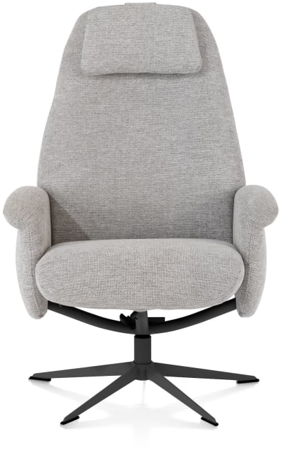 XOOON - Tonale - Relax-Sessel + Hocker - graphit Fuß