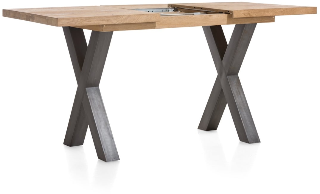 Table danoise ovale à rallonges | Black Mint