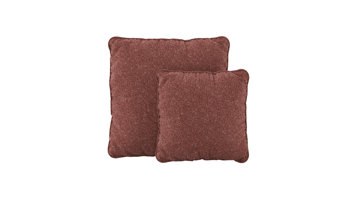 XOOON - Cantello - Canapés - ensemble de 2 coussins - 1x coussin grande 60x60 cm + 1x coussin petite 45x45 cm