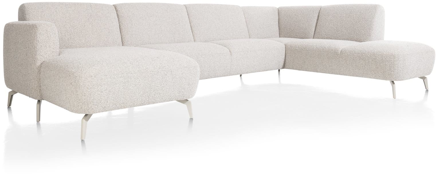 XOOON - Twist - Sofas - Longchair links - 2,5 Sitzer ohne Armlehnen - Ottomane rechts