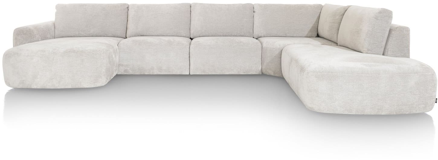 Henders & Hazel - Murcia - Sofas - Longchair links - 2,5 Sitzer ohne Armlehnen - Eckteil - Ottomane klein rechts