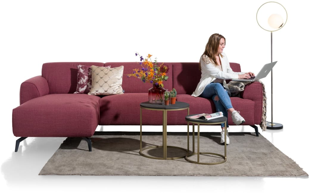 Happy@Home - Laval - Banken - Longchair links - 3 zits arm rechts