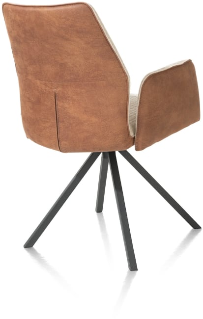 XOOON - Franky - Armlehnstuhl - drehbares Metallgestell