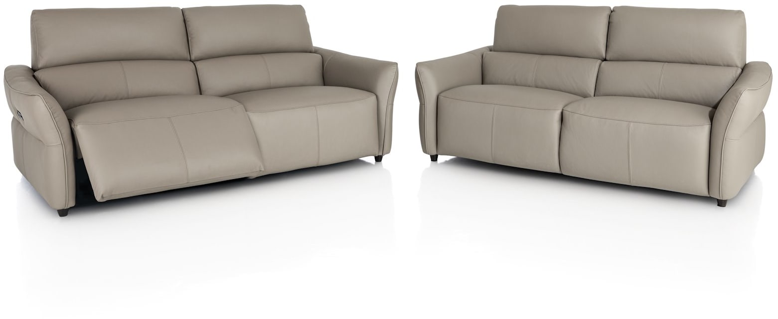 H&H - Mael - Canapés - 3-places - réglable électrique à 6 moteurs - ressorts bonell