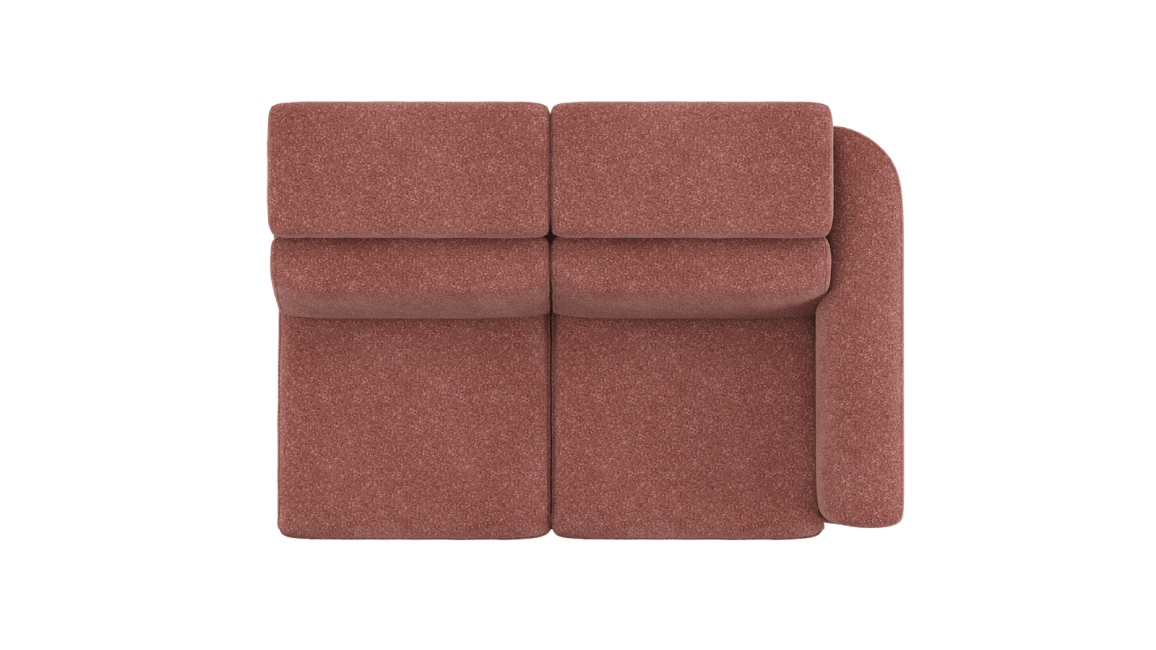 XOOON - Cantello - Canapés - 2-places accoudoir droit