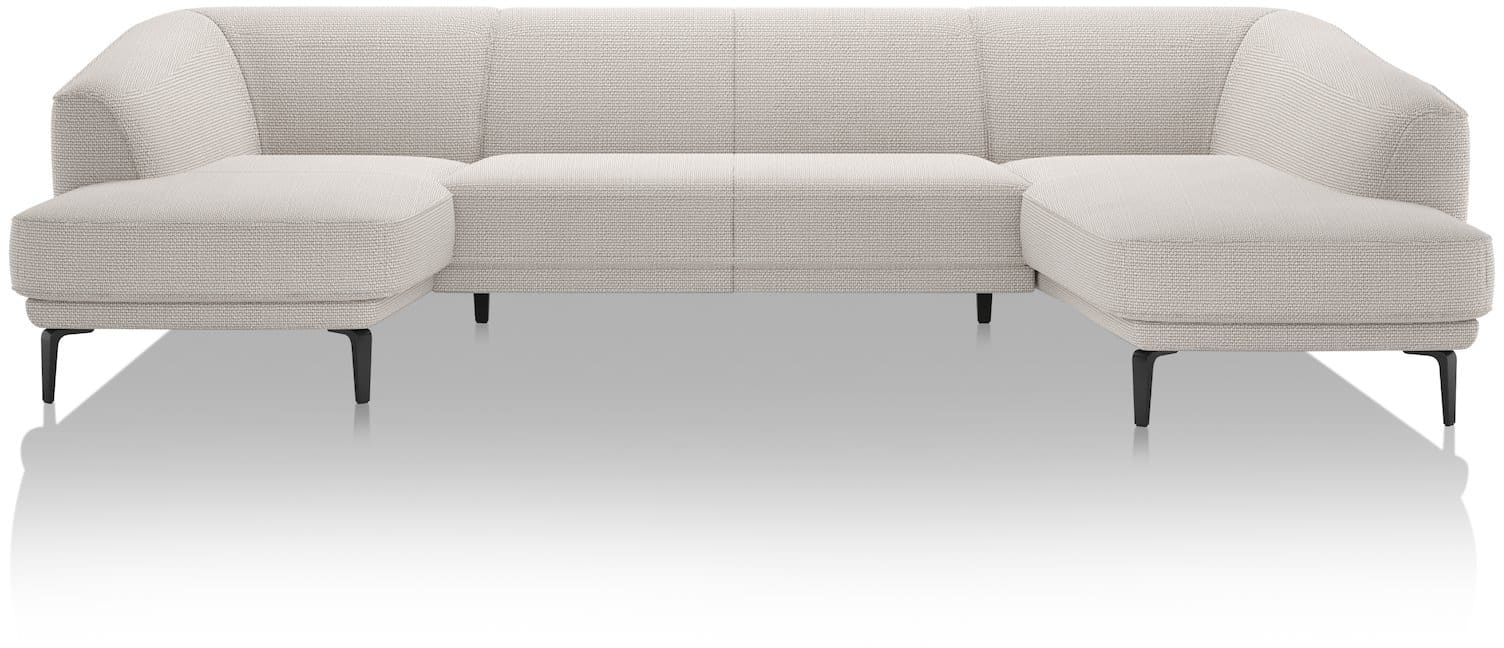 XOOON - Brooks - Sofas - Longchair links - 2 Sitzer ohne Armlehne - Ottomane rechts