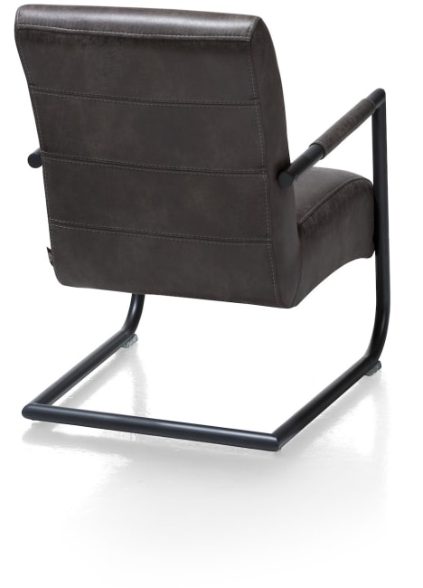 H&H - Jupiter - Industriel - fauteuil + cadre noir (ROB)