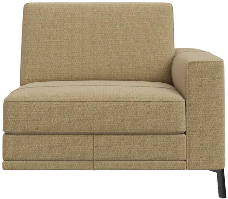 XOOON - Denver - Minimalistisches Design - Sofas - 1-Sitzer XXL Armlehne rechts