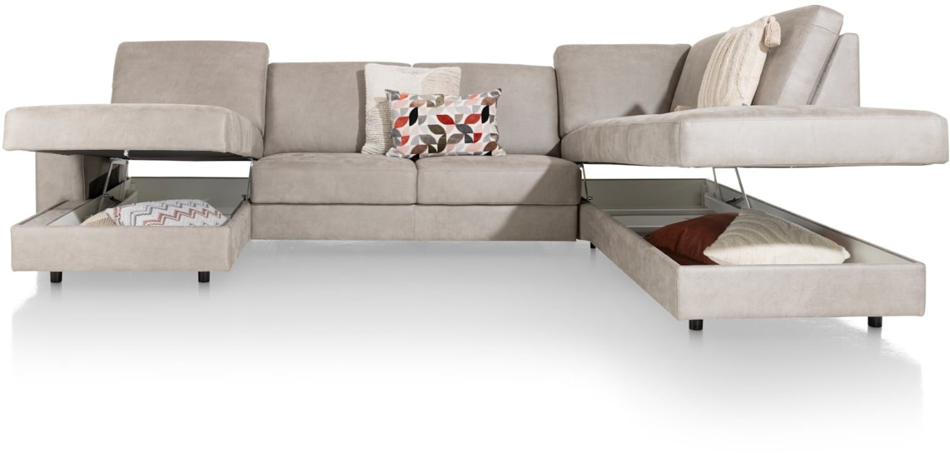 Happy@Home - Sydney - Modern - Banken - ottomane big incl. hoek - rechts