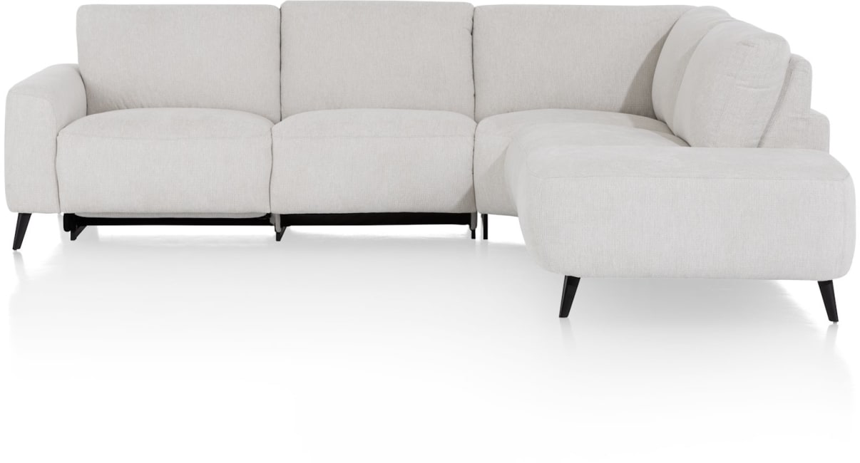 XOOON - Carini - Sofas - 2,5 Sitzer Armlehne links relax - Ottomane gross rechts