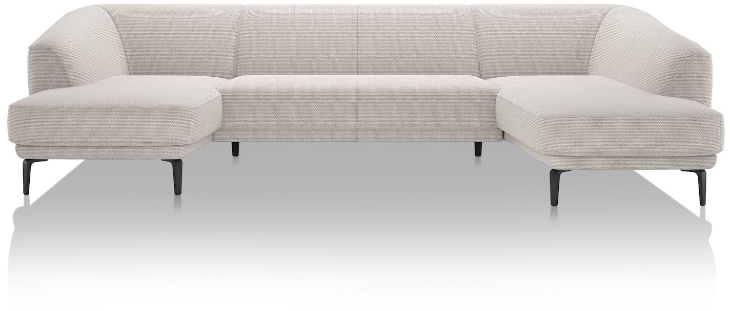 XOOON - Brooks - Sofas - Longchair links - 2 Sitzer ohne Armlehne - Ottomane rechts