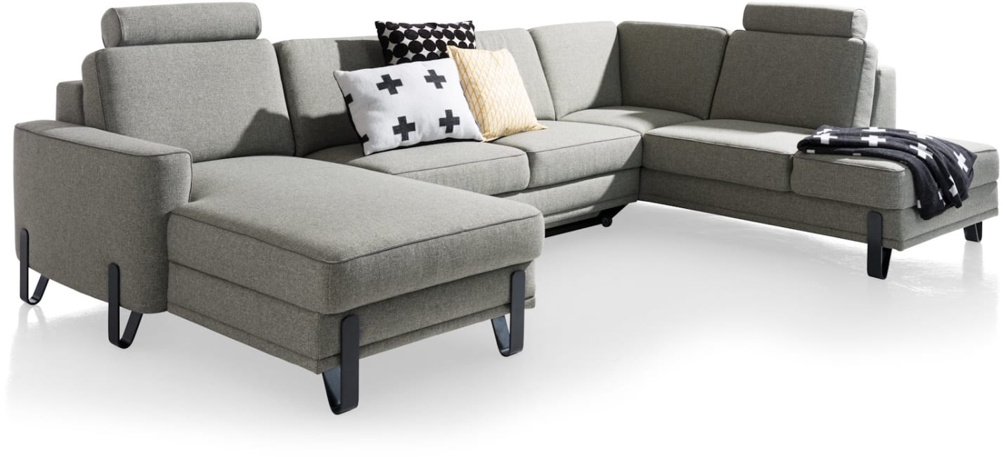 XOOON - Denver - Minimalistisches Design - Sofas - 2.5-Sitzer ohne Armlehnen