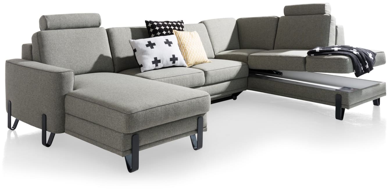 XOOON - Denver - Minimalistisches Design - Sofas - 2.5-Sitzer ohne Armlehnen