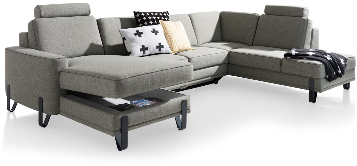 XOOON - Denver - Minimalistisches Design - Sofas - 2.5-Sitzer ohne Armlehnen