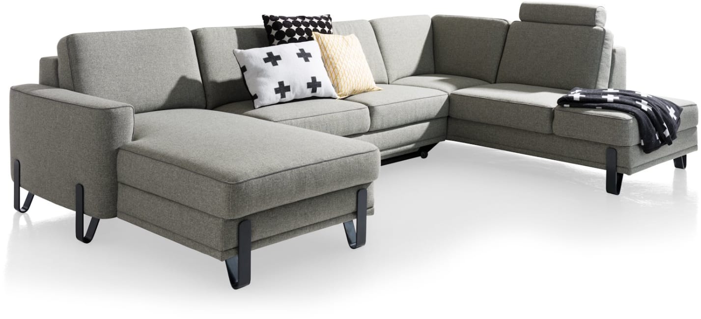 XOOON - Denver - Minimalistisches Design - Sofas - 2.5-Sitzer ohne Armlehnen