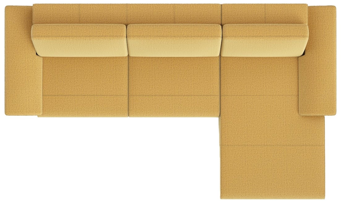 H&H - Tarascon - Canapés - 3 places accoudoir gauche - meridienne droite