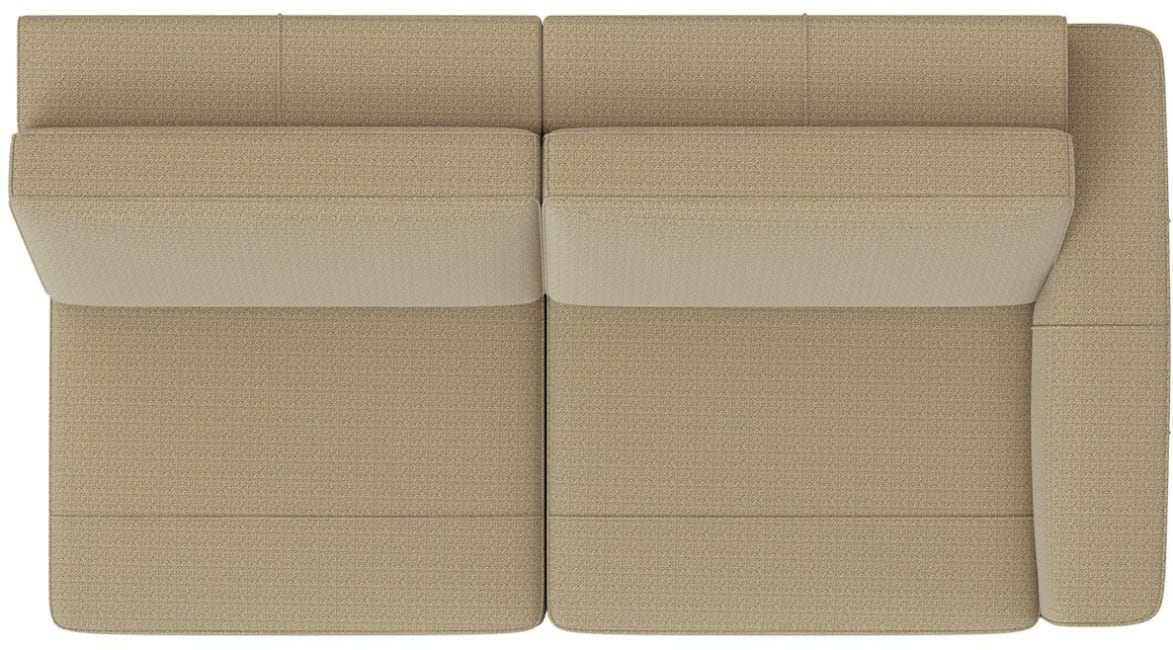 XOOON - Denver - Minimalistisches Design - Sofas - 3-Sitzer Armlehne rechts