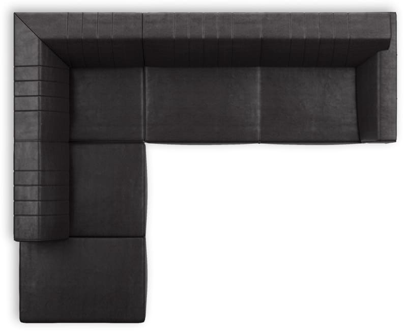 H&H - Olbia - Canapés - Ottomane petite gauche - partie d&#39;angle - 2,5 places accoudoir droit