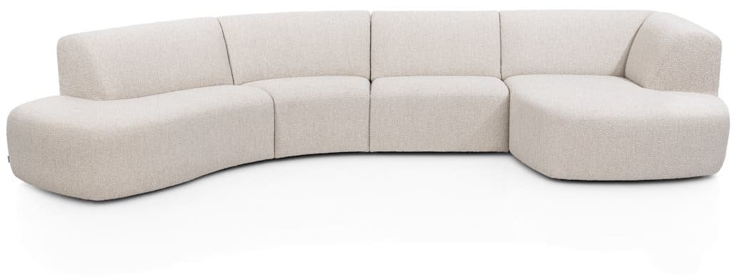 XOOON - Tineo - Salons - rond triangel element met rug