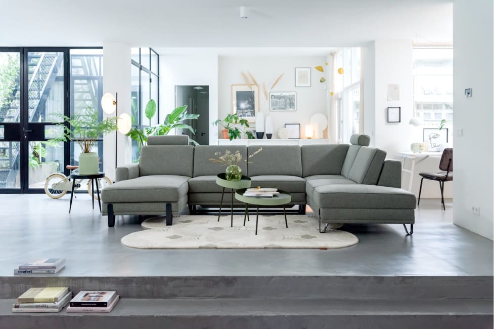 XOOON - Denver - Minimalistisches Design - Sofas - 2.5-Sitzer ohne Armlehnen