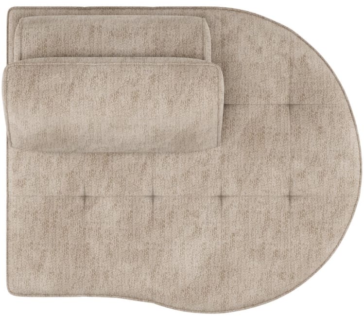 Henders & Hazel - Belluno - Sofas - Ottomane klein rund rechts fix