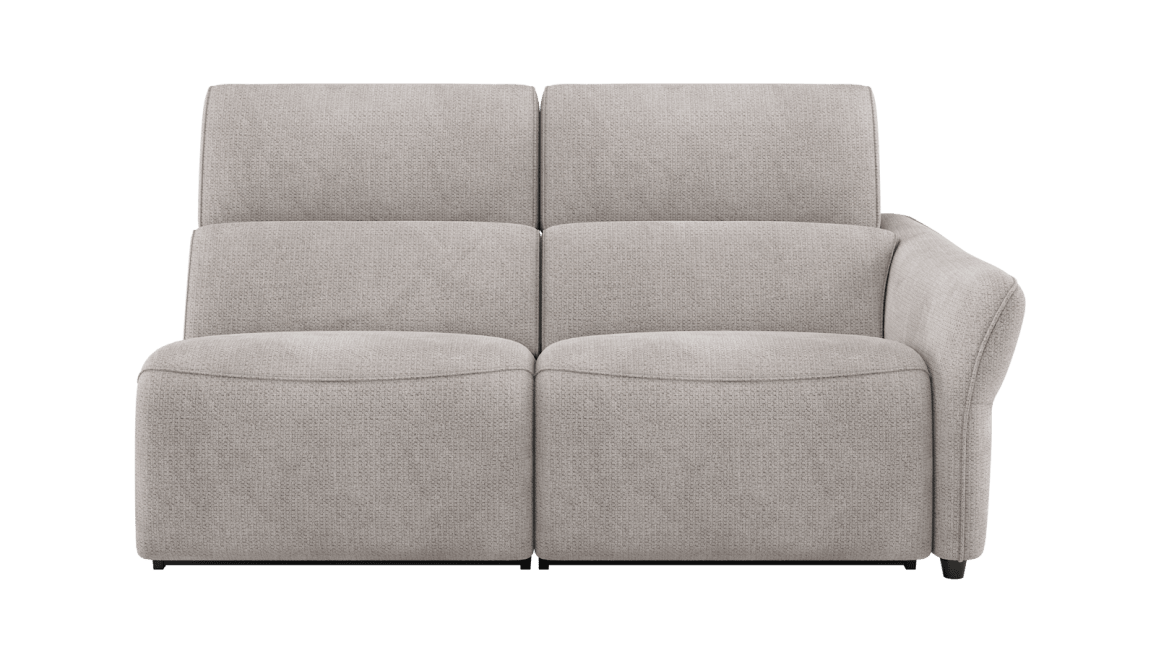 H&H - Maelys - Canapés - 2.5-place accoudoir droit - réglable électrique - 1 x 2 moteurs