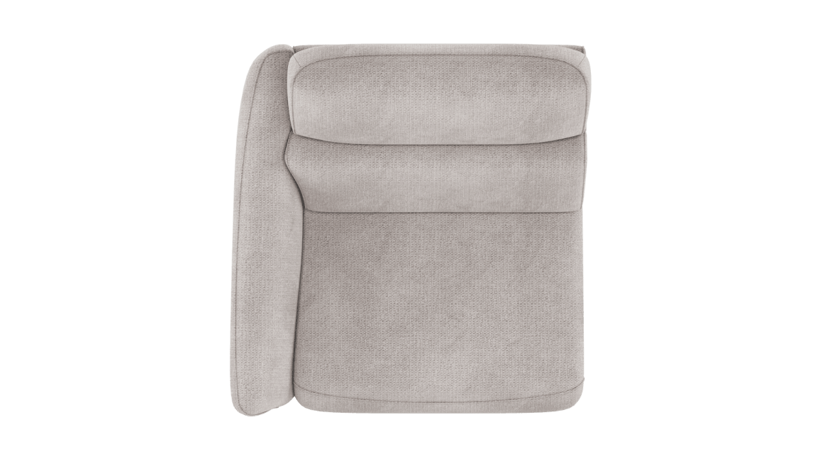 H&H - Maelys - Canapés - 1-place xl accoudoir gauche - fixe