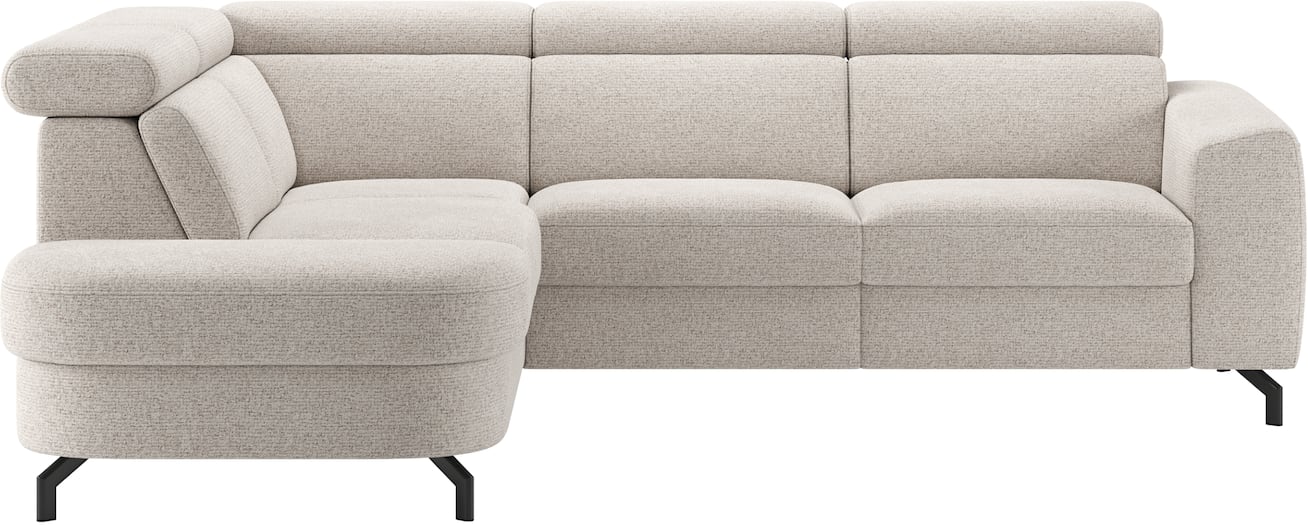 H&H - Bellanita - Canapés - ottomane grand gauche - 2,5 places accoudoir droit