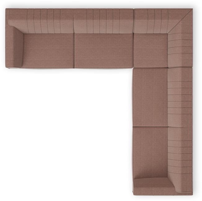 H&H - Olbia - Canapés - 3 places accoudoir gauche - partie d&#39;angle - 3 places accoudoir droit