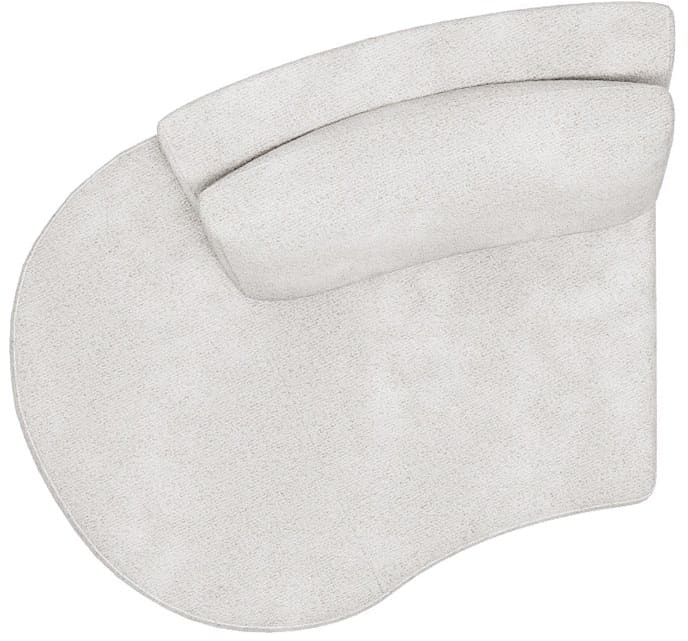 Henders & Hazel - Murcia - Sofas - Kleine Ottomane gebogen links