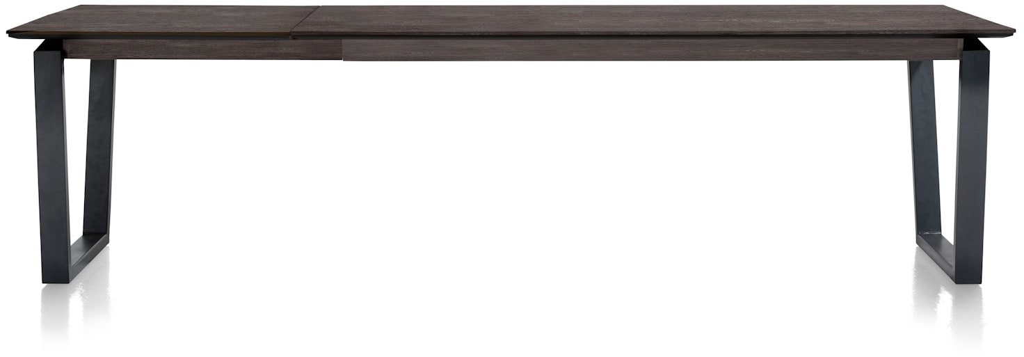 H&H - Vérone - Moderne - table à rallonge 220 (+ 80) x 100 cm