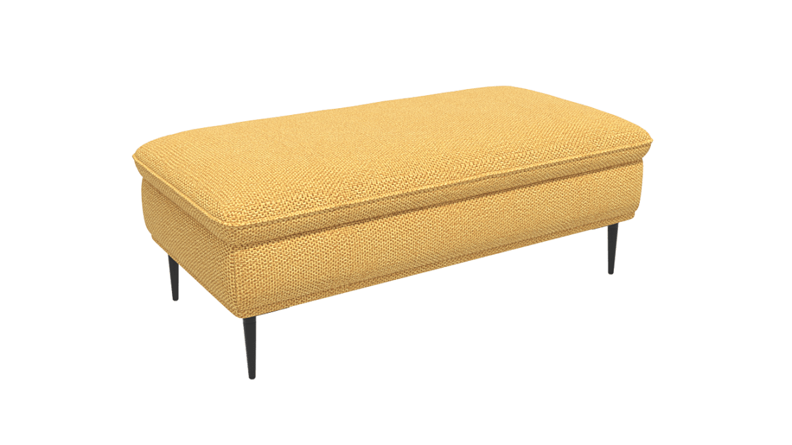 H&H - Lynde - Canapés - Grand pouf 120 x 60 cm