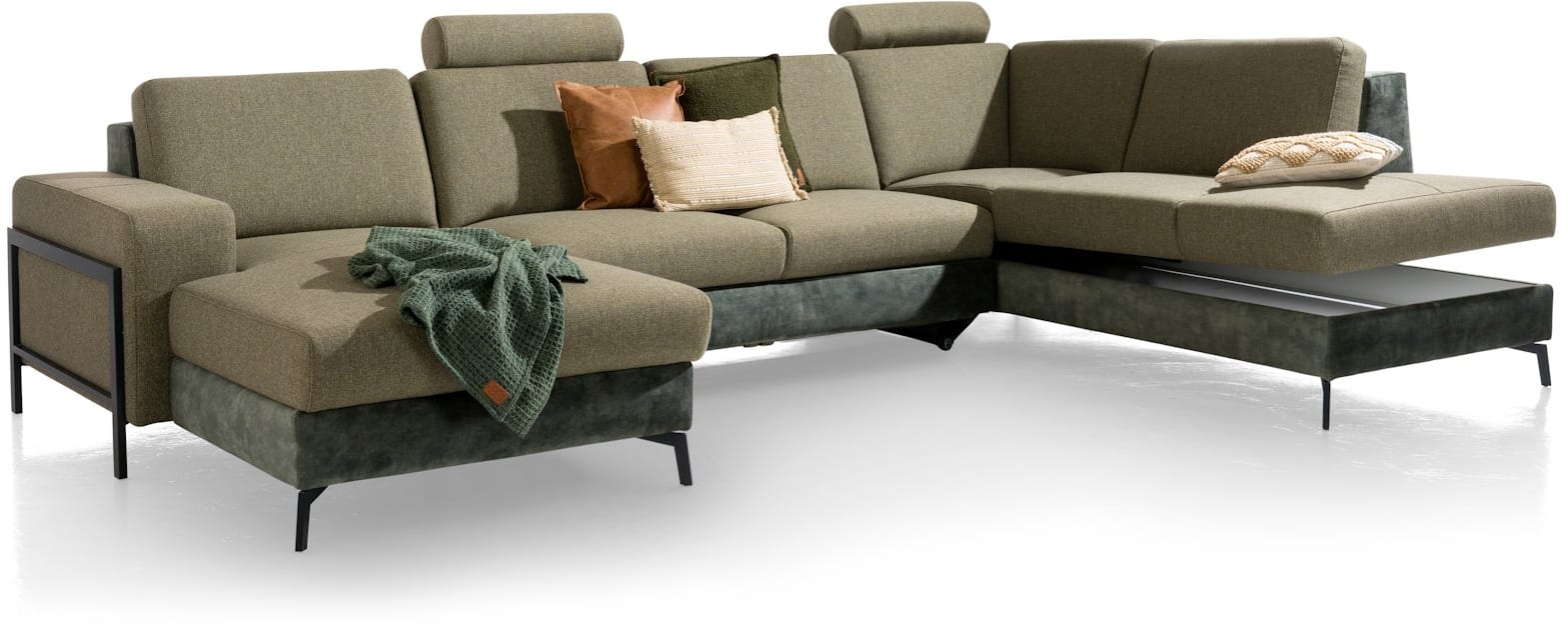 H&H - Tarascon - Moderne - Canapés - ottomane grande droite