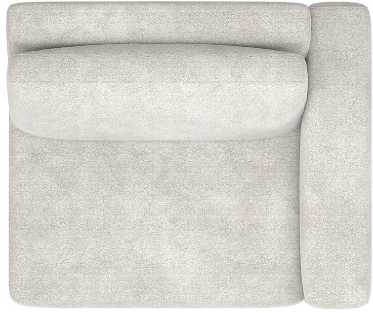 H&H - Venise - Canapés - 1.5-place XL - accoudoir droit