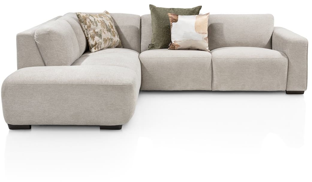 Happy@Home - Babette - Banken - 2,5 zits arm rechts vast - ottomane big links