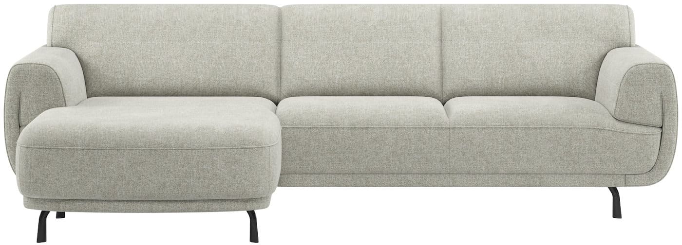 XOOON - Belem - Sofas - Longchair links niedrig - 2 Sitzer Armlehne rechts niedrig