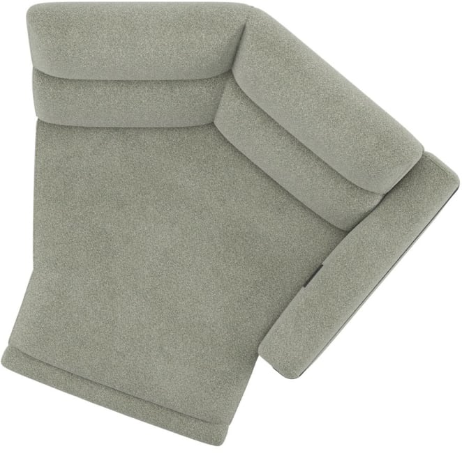 XOOON - Creazzo - Sofas - 1-Sitzer 45° Armlehne rechts - elektrisch verstellbar - 2 Motoren - Designfuß