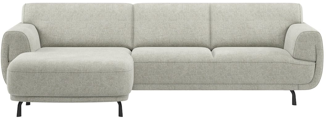 XOOON - Belem - Sofas - Longchair links niedrig - 2 Sitzer Armlehne rechts niedrig