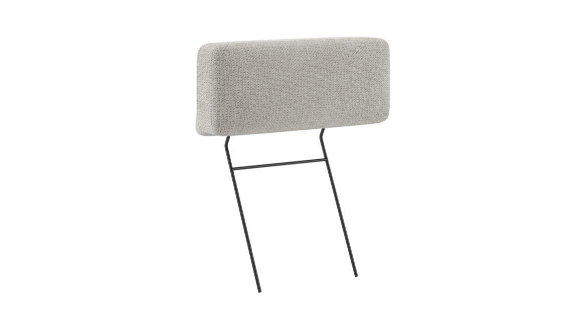 Happy@Home - Babette - Banken - hoofdsteun voor 2.5-zits + ottomane - 60 cm