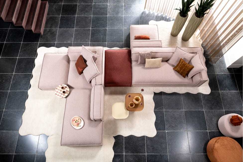 H&H - Rochester - Canapés - petite ottomane droite