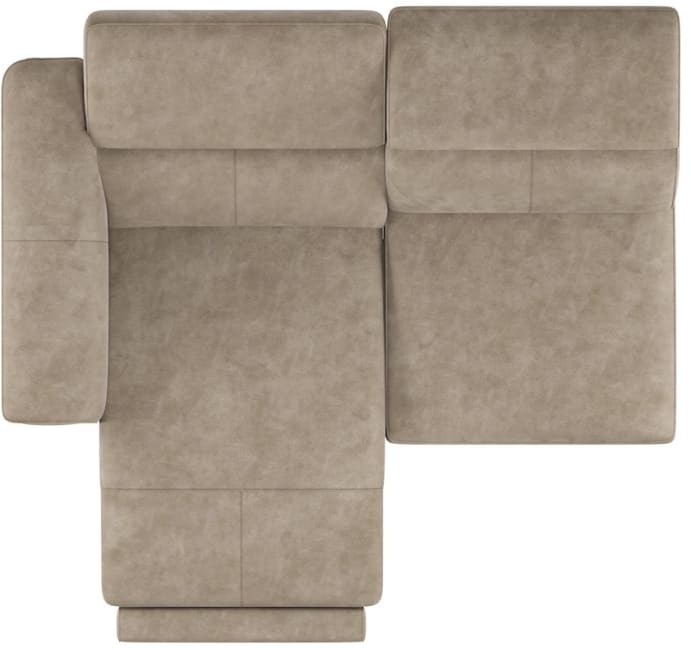 H&H - Cassie - Canapés - 2.5-places accoudoir gauche - réglable électique