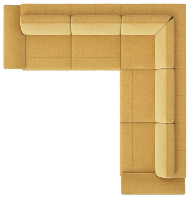 H&H - Tarascon - Canapés - 2,5 places accoudoir gauche - partie d&#39;angle - 3 places accoudoir droit