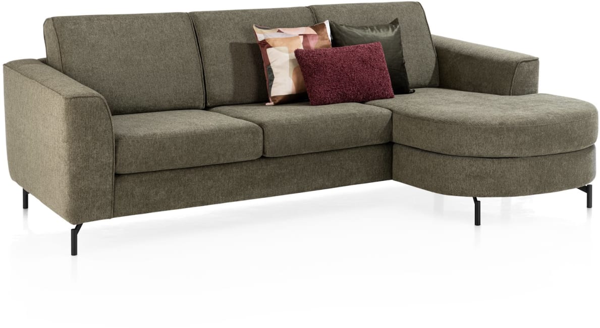 H&H - Anaba - Canapés - 3-places incluant méridienne droite