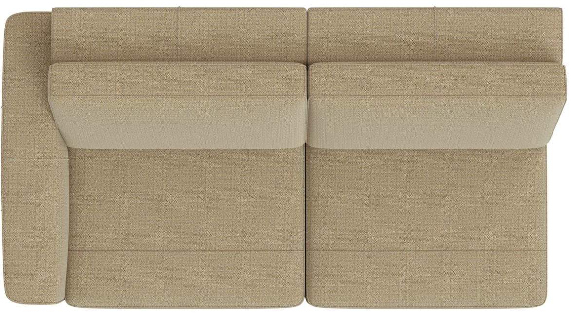 XOOON - Denver - Minimalistisches Design - Sofas - 3-Sitzer Armlehne links