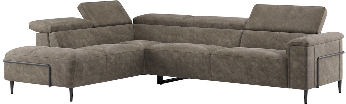 H&H - Cassie - Canapés - ottomane grand gauche - 3 places accoudoir droit