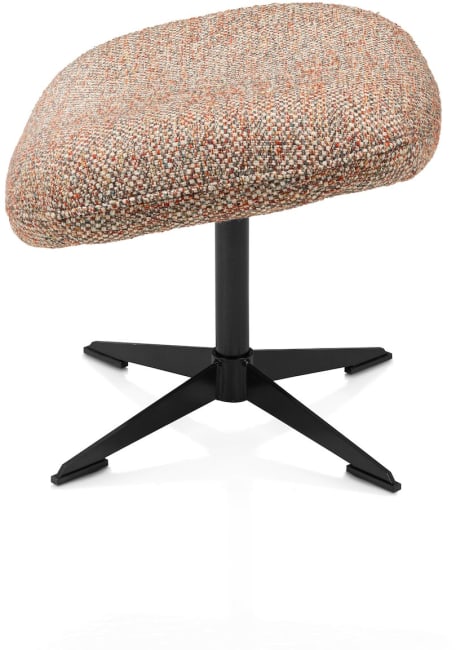 XOOON - Stresa - poef/hocker poot matt black